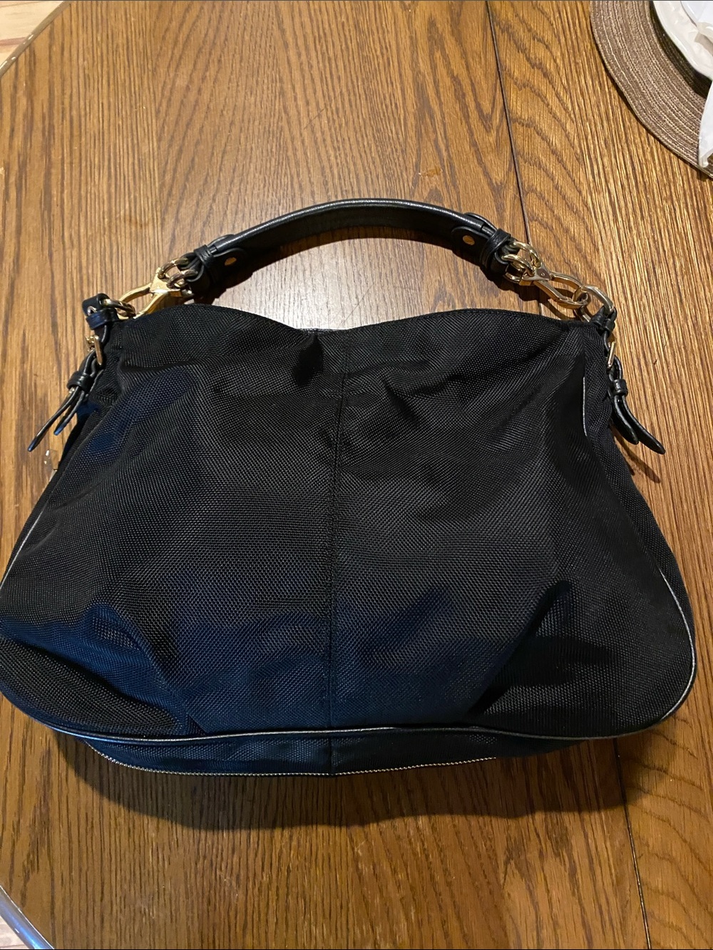 Black Women's JPK Paris 75 Shoulder Bag with Gold Hardware and Padded Top Handle